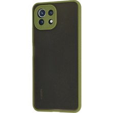 Dukkanıum Newface Xiaomi Mi̇ 11 Lite Kılıf Montreal Silikon Kapak - Açık Yeşil