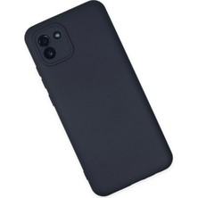 Dukkanıum Newface Samsung Galaxy A03 Kılıf Nano Içi Kadife Silikon - Lacivert