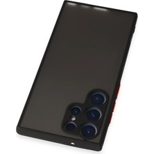 Dukkanıum Newface Samsung Galaxy S23 Ultra Kılıf Montreal Silikon Kapak - Siyah