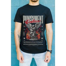 Velmora Fashion Unisex Oversize 24/1 Penye Dtf Baskılı Tişört - DTF81