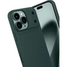 Dukkanıum Newface Apple Iphone 17 Pro Auto Focus Karbon Kapak - Koyu Yeşil