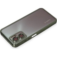 Dukkanıum Newface Xiaomi Redmi Note 11E Kılıf Razer Lensli Silikon - Yeşil