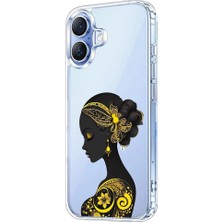 3gen Case Iphone 17 Kılıf Desenli Lüx Şeffaf Silikon Kılıf AST15