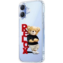 3gen Case Iphone 17 Kılıf Desenli Lüx Şeffaf Silikon Kılıf Relax