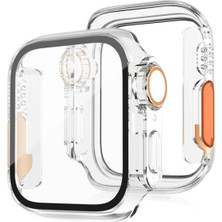 Dukkanıum Newface Apple Watch 40MM Watch 49MM Kasa Dönüştürücü ve Ekran Koruyucu - Şeffaf