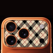 Senada iPhone 17 Pro Max Tam Kaplayan Kamera Çerçeve Koruyucu Desenli Baskılı - Marcas
