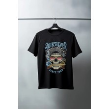 Velmora Fashion Unisex Oversize 24/1 Penye Dtf Baskılı Tişört - DTF163