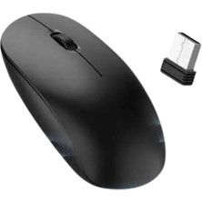 Ergonomik Tasarım Kablosuz Siyah Mouse Hassas Uzun Ömürlü