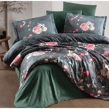 Indispensablely Saten Çift Kişilik Nev Takımı Alfon V1 Kahve