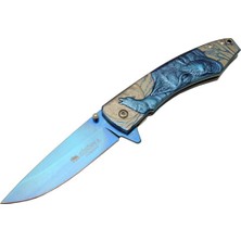 Haps Bugs Cravus Sibirya Kurt Çakı Mavi S-2072L 21 cm