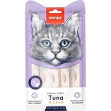 Indispensablely Wanpy Ton Balıklı Yengeçli A Likit Kedi Ödülü 5X14GR