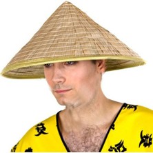 Indispensablely Naturel Renk Cambodia Kambyalı Vietnam Şapkası Pvc Hasır