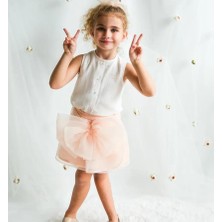 NerKids Kız Çocuk Fiyonk Etek Takım