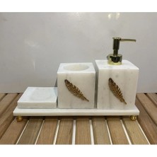 Ege Gross Mermer Figürlü Yeni Nesil Kare Banyo Seti