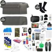 Askerimalzeme.com 21'li Yazlık Her Şey Dahil Denizci Bedelli Asker Seti