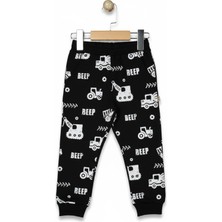 Pandonim Erkek Çocuk Baskılı  Eşofman Altı BGL-ST05225