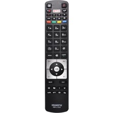 Vestel Uyumlu Netflix-Youtube Tuşlu LED Tv Kumandası Huayu RM-L1526