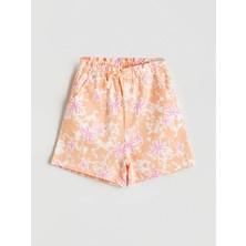 Lc Waikiki Yeni Sezon Beli Lastikli Kız Çocuk Şort