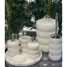 Ege Gross Bombeli 7li Banyo Seti Gerçek Mermer