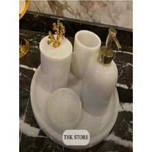 Ege Gross Mermer 5'li Banyo Seti