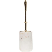 Ege Gross Beyaz Renk Gold Detaylı Tuvalet Fırçası