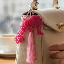 Meryemce Tasarımlar Barbie Epoksi Anahtarlık ve Çanta Aksesuarı