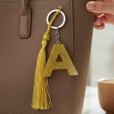 Meryemce Tasarımlar Püsküllü Epoksi Anahtarlık ve Çanta Aksesuarı