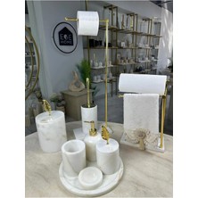 Ege Gross Mermer Banyo Seti- 9 Parça -Mermer Banyo Takımı