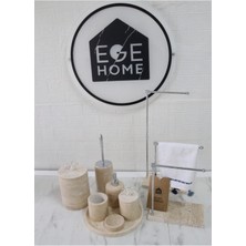 Ege Gross Mermer Banyo Seti- 9 Parça- Mermer Wc Peçetelik