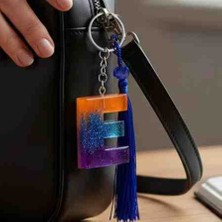 Meryemce Tasarımlar Püsküllü Epoksi Anahtarlık ve Çanta Aksesuarı