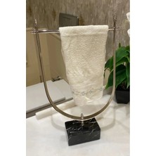 Ege Gross Mermer Tabanli Pirinç El Havluluk Gümüş -Mermer U Havlulugu