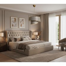 Elizim Home Lighting Pasta 2 Katlı Abajur Sarkıt Avize