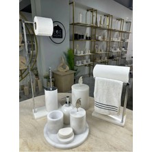 Ege Gross Mermer Banyo Seti- 9 Parça -Mermer Banyo Seti