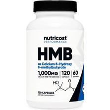Nutricost Hmb Beta Hydroxy Beta Methylbutyric 1000 Mg 120 Capsules