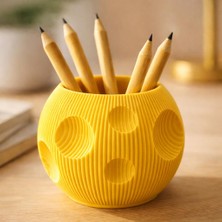 Basart Minimalist  Kalemlik - Estetik Çalışma Masası Aksesuarı 3D Tasarım