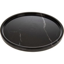 Ege Gross Dekoratif Dogal Mermer Tepsi Servis Sunum Tabağı