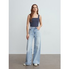 Dilvin 21185 Askılı Atlet-Laci-Ekru