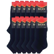 Vexor Siyah Erkek Kısa Spor Çorap 12 Çift