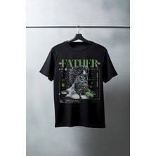 Velmora Fashion Unisex Oversize 24/1 Penye Dtf Baskılı Tişört - DTF84