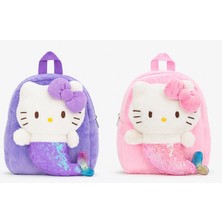 Luz&Pos Peluş Hello Kitty Deniz Kızı Sırt Çantası