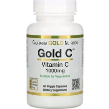 California Gold Nutrition Gold C Usp Grade Vitamin C 1,000 Mg 60 Veggie Capsules