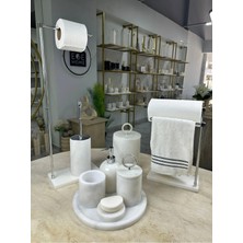 Ege Gross Mermer Banyo Seti- 9 Parça -Mermer Banyo Seti