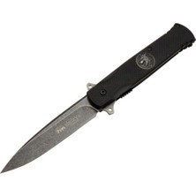Haps Bugs Cravus Sibirya Kurtlu Çakı Siyah S-2197-B 21,5 cm