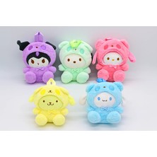 Luz&Pos Peluş Kawaii Kuromi My Melody ve Cinnamoroll Sırt Çantası