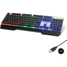 Store Mania Ieg™ Kablolu Oyuncu Klavye Slım LED Q Siyah ND868