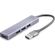 İlk El Grup Usb3.0 Hub 4*usb3.0 Gri HDX7042 Iegtgrs-34
