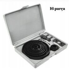 Skygo 16 Parça Panç Ahşap Buat Alçıpan Kartonpiyer Delme ve Soma Dekupaj Ucu