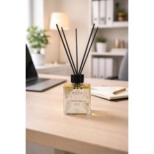 Deflina Kozmetik Sandal Ağacı Çubuklu Oda Kokusu Esansiyel Uçucu Yağ Sandal Wood Reed Diffuser 110ML