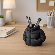 Basart 3D Tasarım "şişme Mont" Serisi Dekoratif Kalemlik ve Organizer