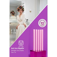 Creatividad Solutions 12’li Profesyonel Sünger Sosis Saç Bigudisi – Isısız Doğal Dalgalar Solingen Professional 720501